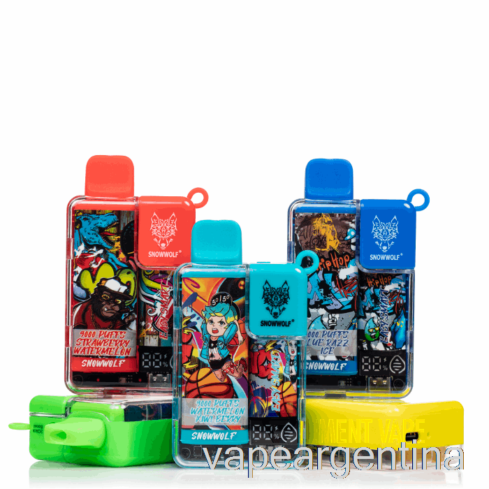 Snowwolf Easy Smart Ea9000 Vape Transparente Desechable Descartable
